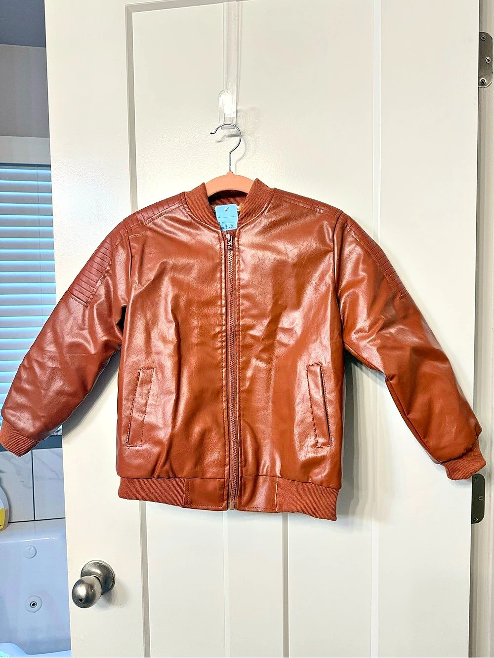 Brown Bomber Jacket Size 9/10